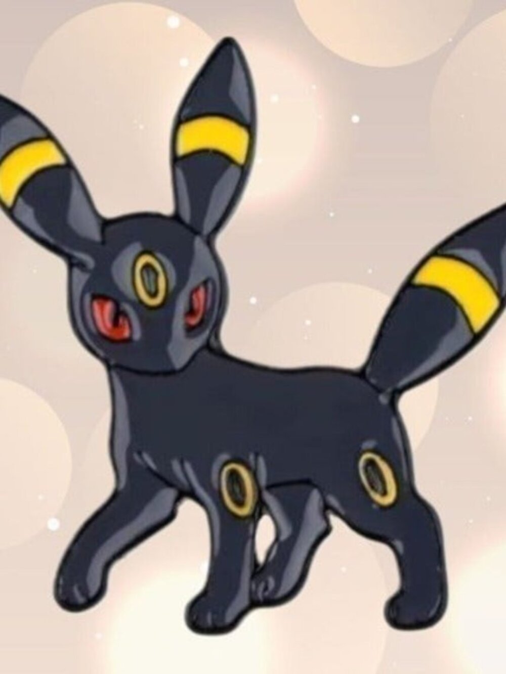 Pokémon Eevee Evolution - Umbreon Enamel Pin: Mystic Night-Themed Collectible